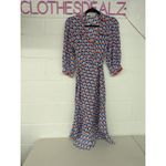 Diane Von Furstenberg RTR Ana Geometric Printed Wrap Dress in Akira Windsurfer 6 Photo 2