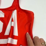 Chubbies  Patriotic One‎ Piece Swimsuit Womens Size Large Res White USA Summer Photo 3