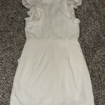 TCEC  White Frilly Mid Dress Photo 5