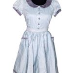 Pinup Couture Dee Dee Gingham Blue Dress Size: S Photo 1