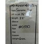 Sonoma Everyday‎ Tank Top Woman's Size Small Ribbed Multi Colored Pattern Orange Photo 9