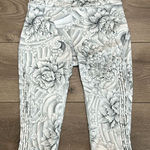Lululemon High Rise Love Knot Crop 15" Twine White Multi Leggings Size 4 Photo 0
