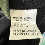 St. John ‎ Knit SPORT NWOT Black LOGO Hoody Jacket Size Small Photo 7