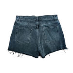 Reformation  Black Raw Hem Denim Shorts 25 Photo 2