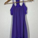 Lululemon  No Limits Tank Top Size 4 Purple Built In Bra Layered Photo 3