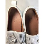 Caslon  Women Eden 3 Leather Perforated Flower Slip On White Comfort Shoes 7.5 Photo 5
