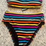 Target Rainbow Striped Bikini Photo 0