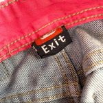 EXIT Medium Wash Denim Bermuda Jean Shorts Size 25 Photo 9