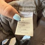 American Eagle Super Stretch Paper Bag Mom Shorts Grey Tie Front Long Length 6 Photo 4