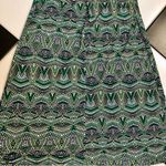 Blu Sage Y2K Slip On Mini Dress Polka Dots Colorful Green Yellow Plunge Neck Med Photo 2