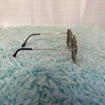 Square Brown & Gold Metal Frame Sunglasses Women NWOT Photo 5