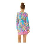 Lilly Pulitzer Fairfield Blue Summer Haze Engineered Tunic Dress Sz.S Photo 2