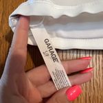 Garage  White High-Neck Bralette Photo 3