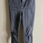 Madewell  distressed black  jeans curvy high rise skinny 24r Photo 0