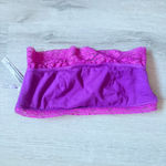 Free People  Lace Bandeaus Purple Sz Small Photo 2