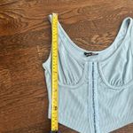 Blue Cropped tank top XS Photo 4
