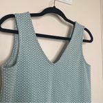 Madewell Jacquard Peekaboo-Back Crop Tank in Faded Shale Photo 2