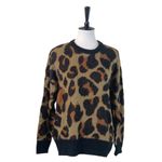 Band of Gypsies Leopard Fuzzy Oversize Crew Neck SweaterWomen's Size XS Photo 10