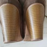 Maurice's  Chunky Heel Brown Suede Ankle Booties Size 8.5 Photo 5