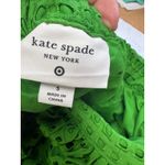 Kate Spade new york x Target Women's Green Eyelet Volume Midi Skirt Small Photo 3