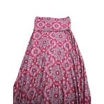 Medallion Print Flowy Maxi Skirt S Boho Free Spirit‎ Hippie Cottagecore Peasant Red Photo 9