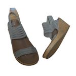 Skechers Taupe Beverlee Smitten Kitten Mid Heel Sandals Wedges 38527 - Size 8 Photo 0