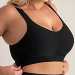 Truekind Daily Comfort Wirefree Shaper Bra Black Size L Size L Photo 0