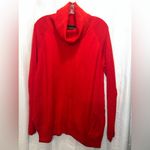 Cynthia Rowley 100% ExtraFine Merino Wool Sweater Cowl Neck Long Sleeve, Sz L Photo 6