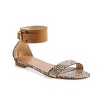 Vero Cuoio Italian Leather Sole Footwear Kurt Geiger London Rachel Lace Sandal Tan Size undefined Photo 0