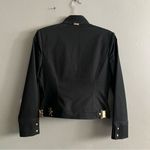 Women’s Vintage St. John Sport Black Denim 2 Piece Suit Jacket Trouser Pants 2 P Photo 2