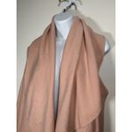 Sleeveless Shawl Vest Cardigan Pink Soft Flowy Lagenlook One Size Fits Most Photo 1