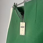 Anthropologie NWT  Maeve‎ Mod Mini Skirt Size XS Green White Photo 7