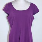 Tahari Purple Sheath Dress Size 12 Purple Wedding Guest Dress Photo 2