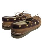 Sperry  Top-Sider ™® ✌︎︎ Gold Eyelet Leather Boat Shoes ✌︎︎ 2 Tone Brown ✌︎︎ 6M Photo 1