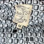 Tulle Anthropologie Black Wool Blend Crop Lined Two Button Blazer Jacket Medium Photo 6