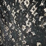 Carole Little Dress 10P Black Beaded Lace Spaghetti Strap Drop Waist Whimsygoth Photo 3