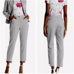 Ted Baker Daizit Stitch Detail Skinny Trousers Step Hem Grey Size 4 Photo 1