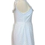 Lulus Lulu’s White Eyelet Lace Square Scoop Neck Sleeveless Sundress Women's Size XL Photo 2