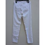 Calvin Klein Jeans Legging Women's Skinny Stretch Suede Mid Rise White Size 8 Photo 4