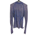 Coolibar Atitlan Swim Jacket Womens Small Purple Ruched Beach Full Zip UPF UV Photo 6