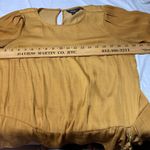 Vera Wang ~ Simply Vera ~ Mustard/Gold Silky Tie Bottom ~ Blouse / Top ~ Size M Gold Size M Photo 4