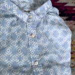 Anthropologie  Holding Horses Blue & White Blouse Photo 5