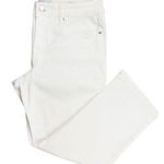 Nine West Women's Chrystie Capri Jeans in White, Size 4 Photo 0
