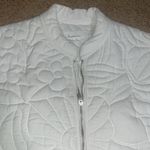 Anthropologie Relaxed Quilted Floral Jacket Cream Small Photo 4
