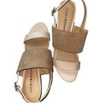 Lucky Brand  Gewel Nubuck Cobblestone Leather Block Heel Slingback Sandals size 9 Photo 10
