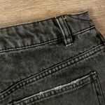 Black high rise jean shorts Size 4 Photo 3