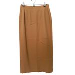 Saks 5th Avenue Vintage Saks Fifth Avenue Academia Wool Pencil Skirt 8 Tan Old Money Minimalist Photo 2