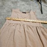 SheIn Size Small S Taupe Light Brown Short Dress Polyester Sleeveless Photo 7