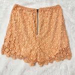 Charlotte Russe Peach Crochet High Waisted Shorts Photo 1