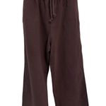 SKIMS  Espresso Boyfriend Fleece Baggy Wide Leg Sweatpants Size Small NWT Photo 2